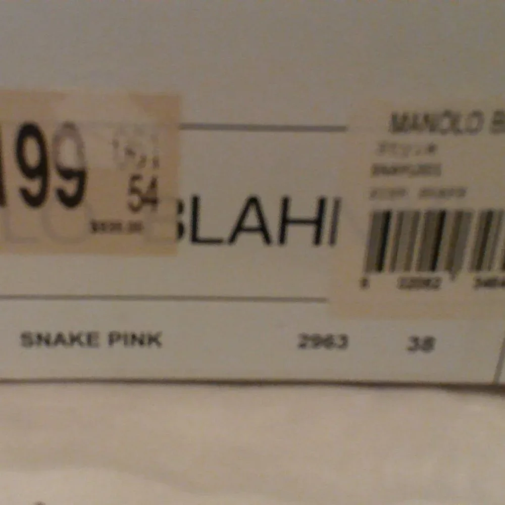 Manolo Blahnik Sandals in Snake Pink Size 38 (Size 8) - Picture 3 of 7